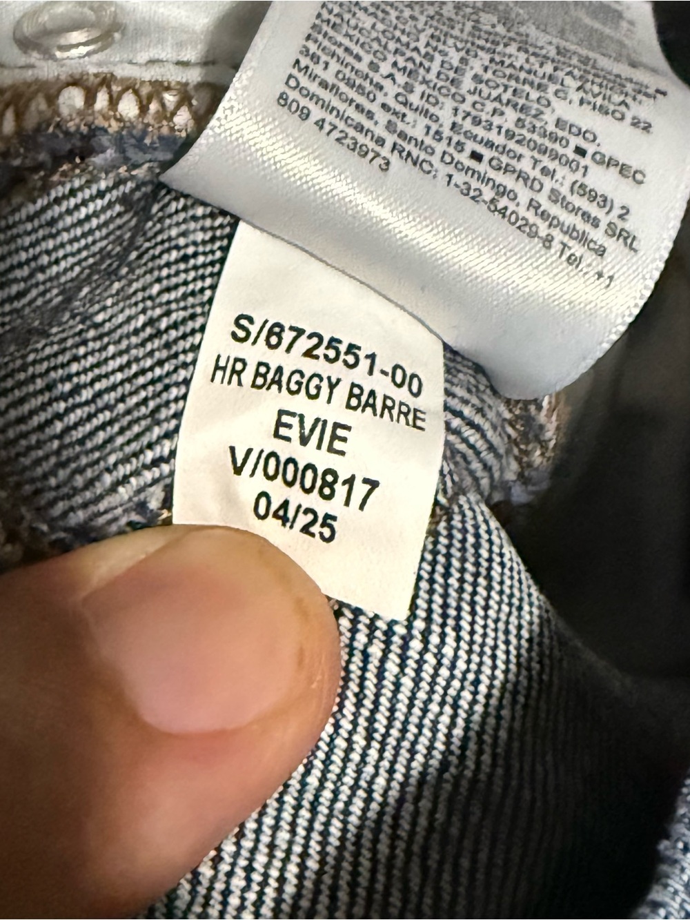 Old Navy Barrel Leg Jeans Women's 12 Front Seam Baggy in Evie Wash Denim - Picture 5 of 6